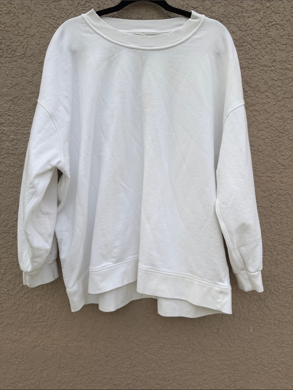 lululemon athletica White Crewneck Sweatshirt
